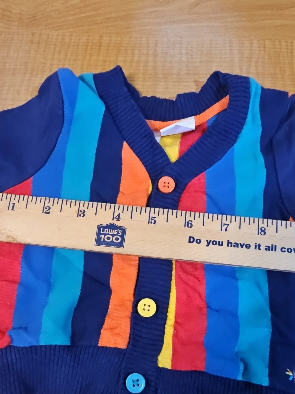 Babies' Striped Hooded Sweater - Blue, Forest Green, Orange, Yellow, Red, Cream